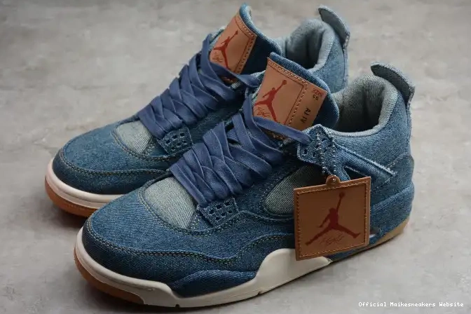 Official Maikesneakers Air Nike Levi's x 4 Jordan Denim AO2571-401 0415